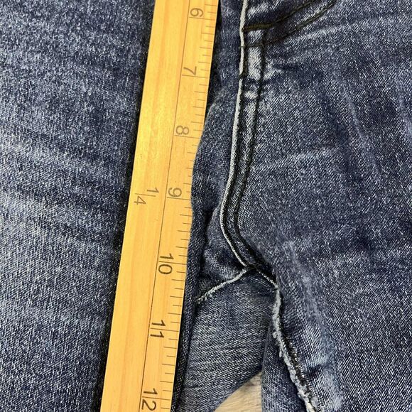 Juliangel Jeans Womens 29x27 Skinny Button Fly Raw Hem Premium Denim Mid Rise - Picture 8 of 8